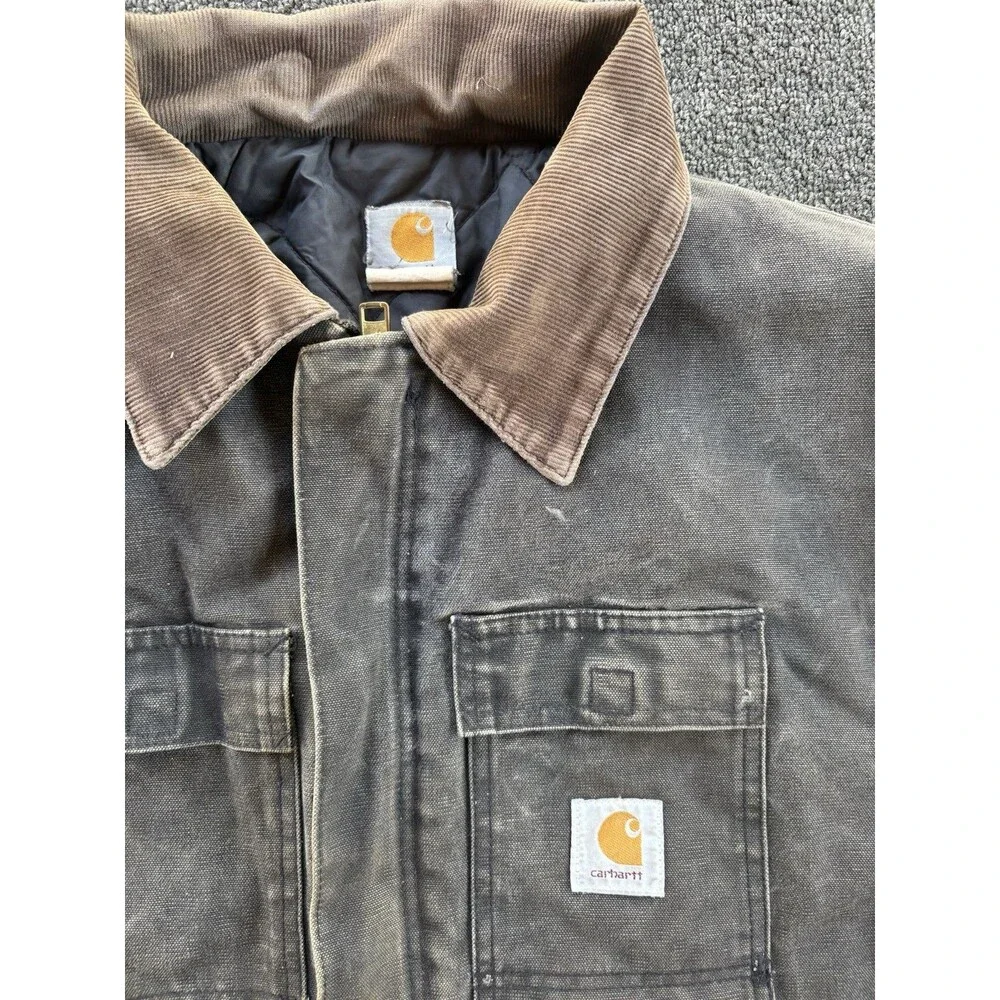 Carhartt Men's Vintage Detroit‎ Jacket size XL Thrashed